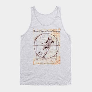 Cool Tees Da Vinci Soccer Player Tank Top